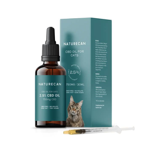 HUILE DE CBD POUR CHAT - 2,5%