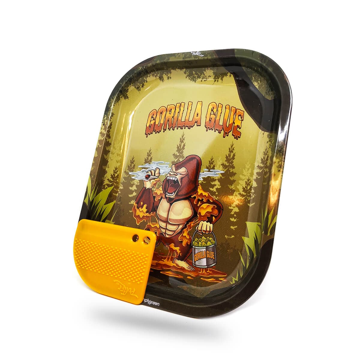 Plateau à rouler Gorilla Glue avec carte grinder magnétique